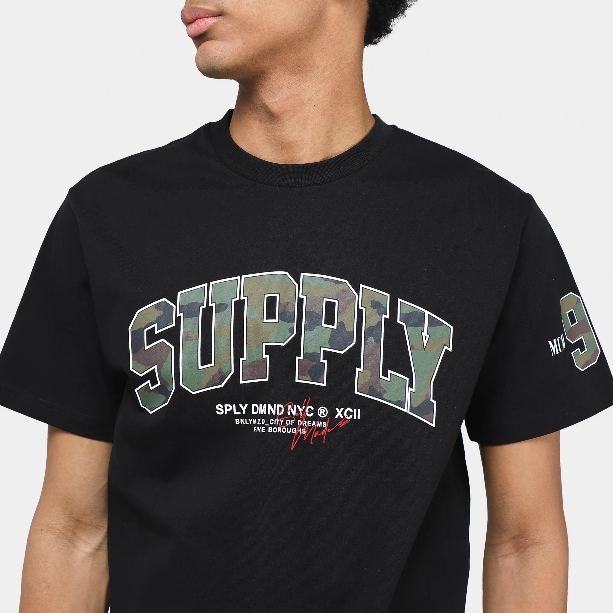 Supply & Demand Ring Camo T-shirt / Black sold by JD Sports product image thumbnail 4