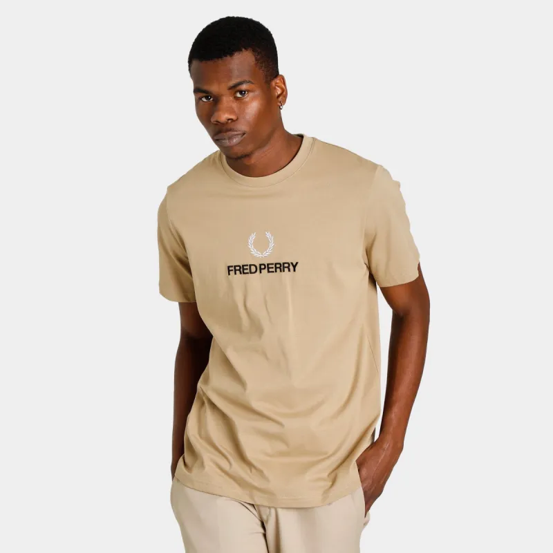 Fred Perry Embroidered T-shirt / Warmstone sold by JD Sports