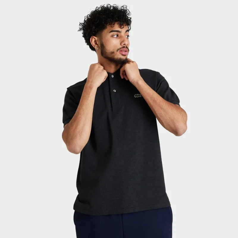 Lacoste Original L.12.12 Heathered Petit Piqu� Cotton Polo Shirt / Black sold by JD Sports