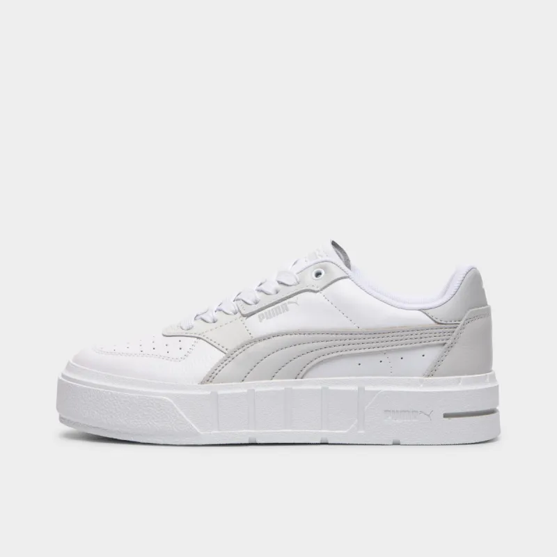 Puma Women's Cali Court Puma White / Cool Light Grey sold by JD Sports
