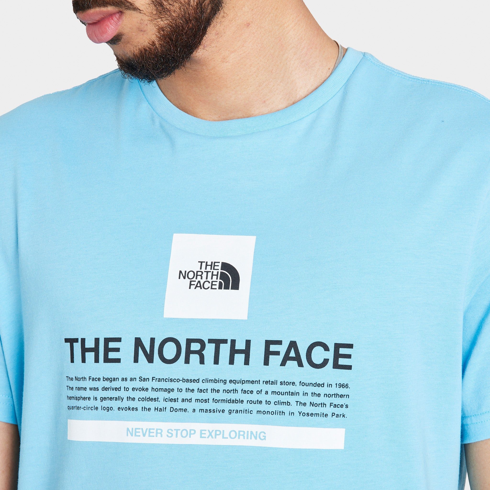 The North Face Text T-shirt / Norse Blue sold by JD Sports product image thumbnail 3