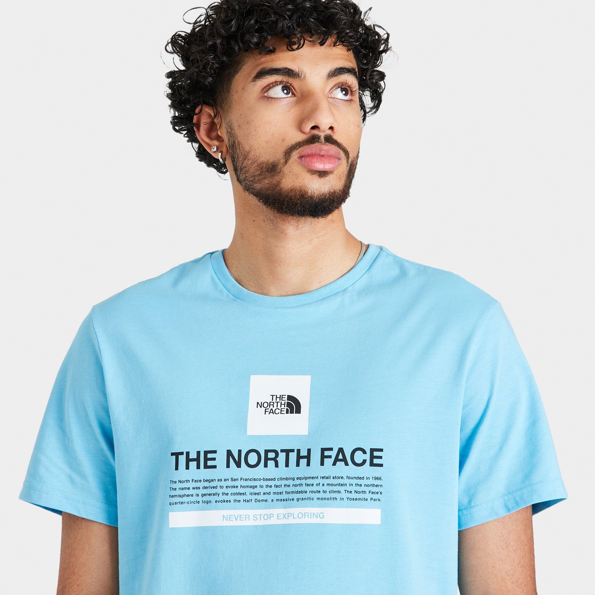 The North Face Text T-shirt / Norse Blue sold by JD Sports product image thumbnail 4