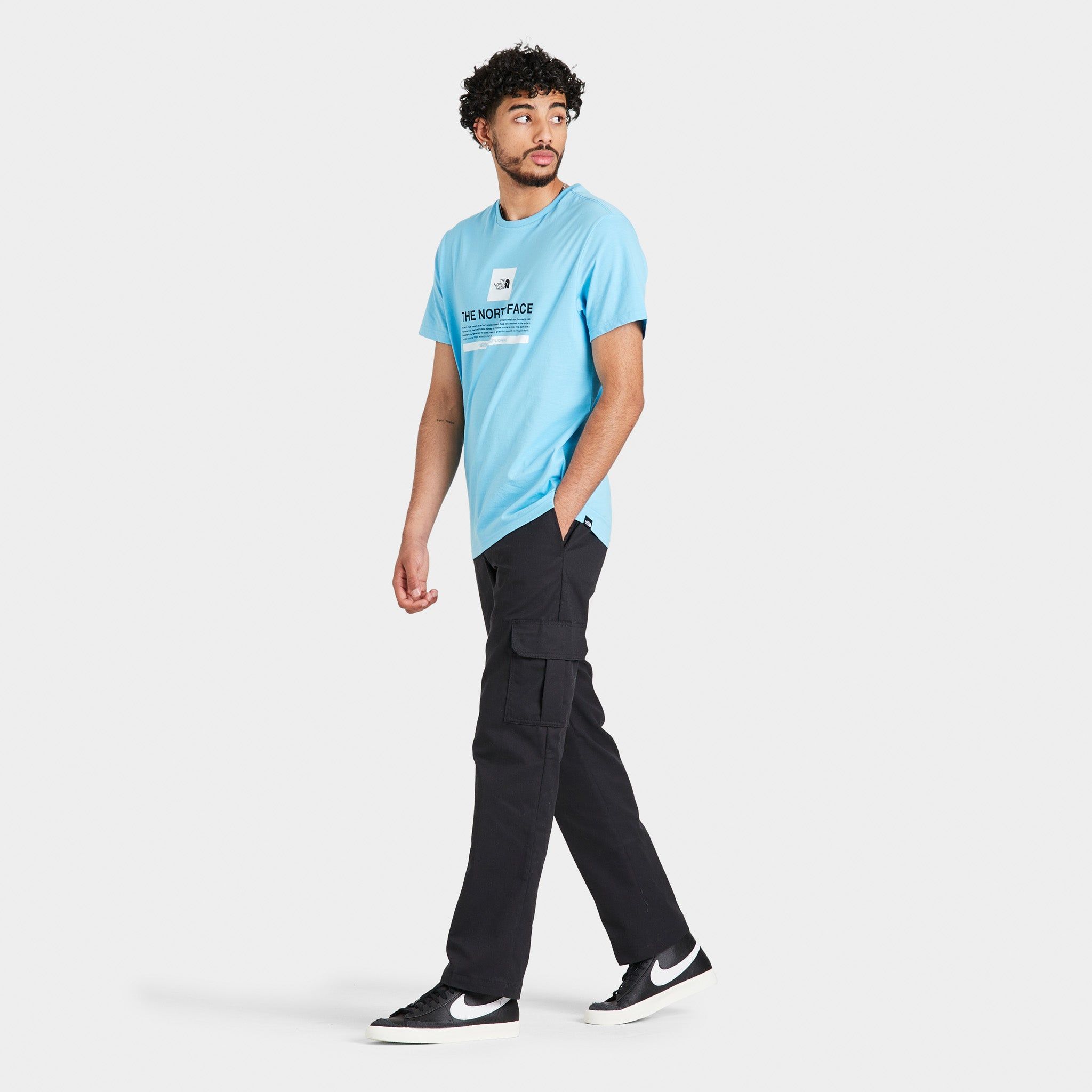 The North Face Text T-shirt / Norse Blue sold by JD Sports product image thumbnail 5