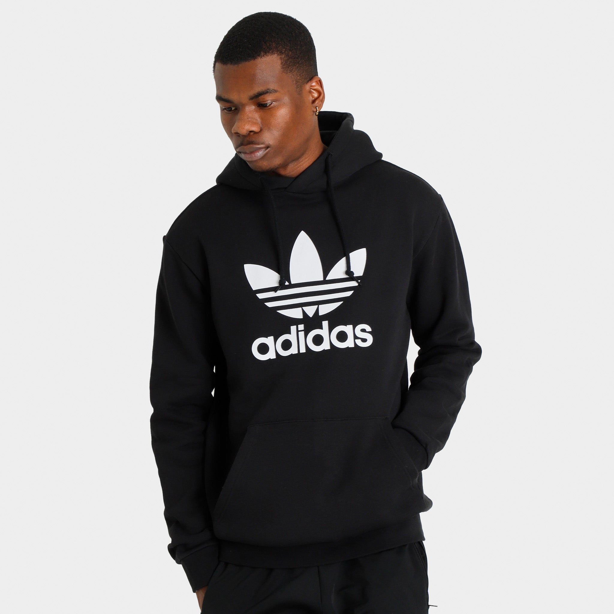 adidas Trefoil Pullover Hoodie / Black sold by JD Sports