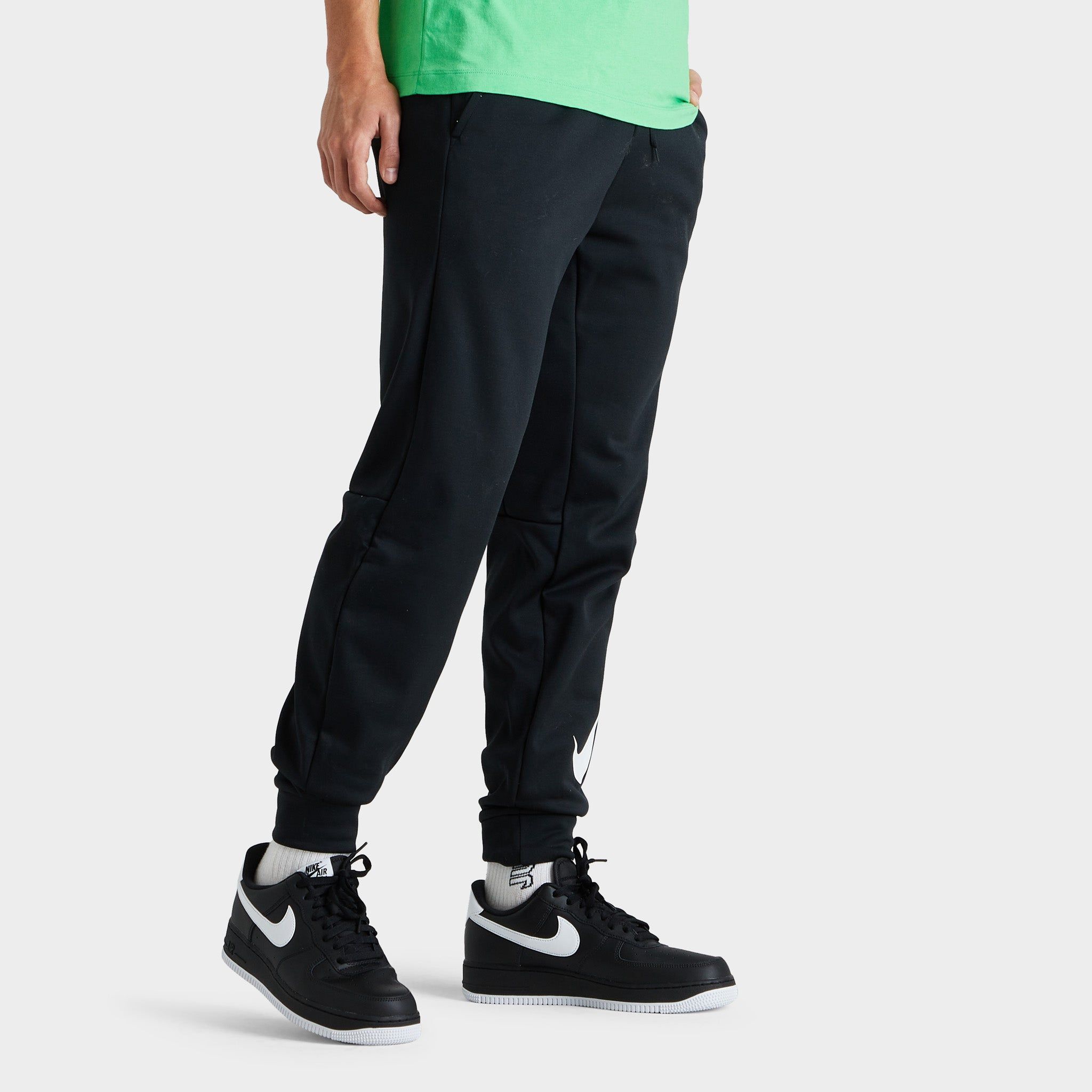 Nike Therma-FIT Tapered Training Pants Black / White sold by JD Sports product image thumbnail 9