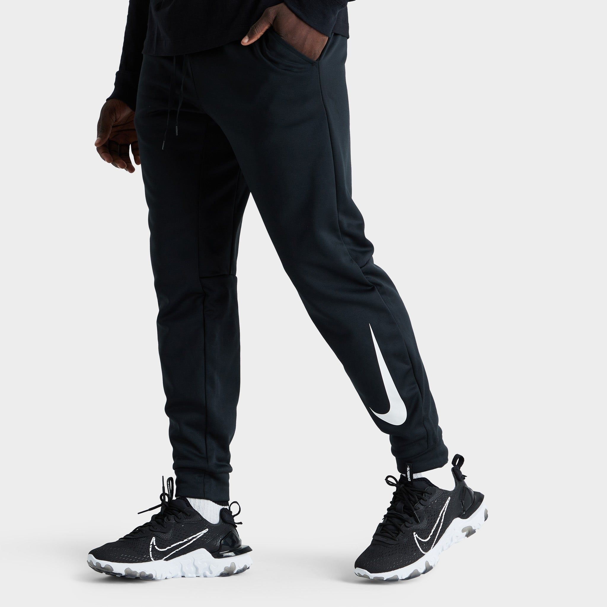 Nike Therma-FIT Tapered Training Pants Black / White sold by JD Sports product image thumbnail 3