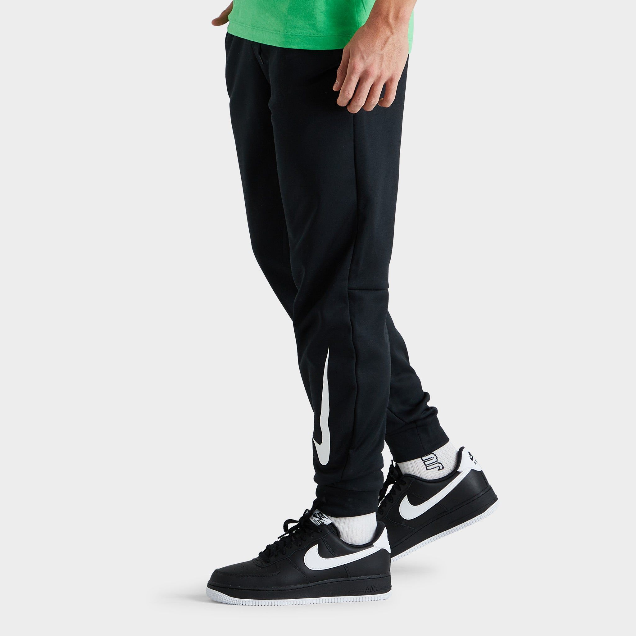 Nike Therma-FIT Tapered Training Pants Black / White sold by JD Sports product image thumbnail 10
