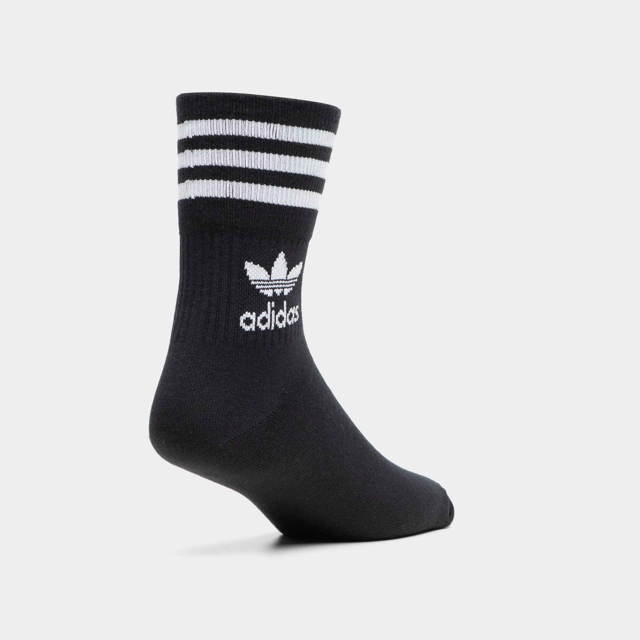 adidas Mid Cut Crew Socks Black / White sold by JD Sports product image thumbnail 2