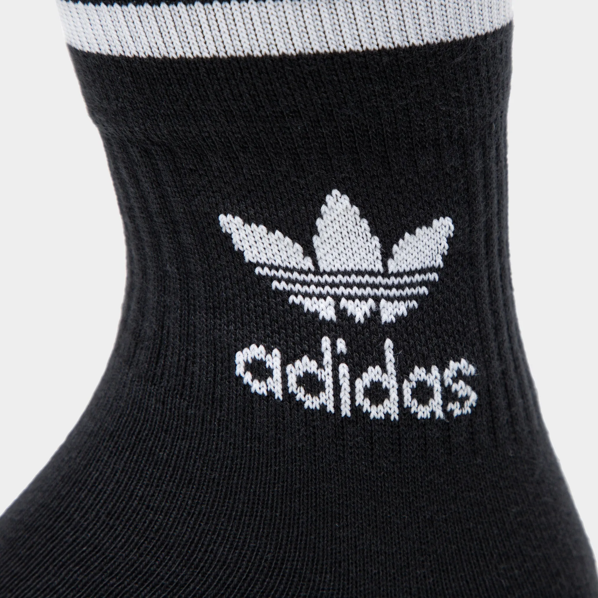 adidas Mid Cut Crew Socks Black / White sold by JD Sports product image thumbnail 4