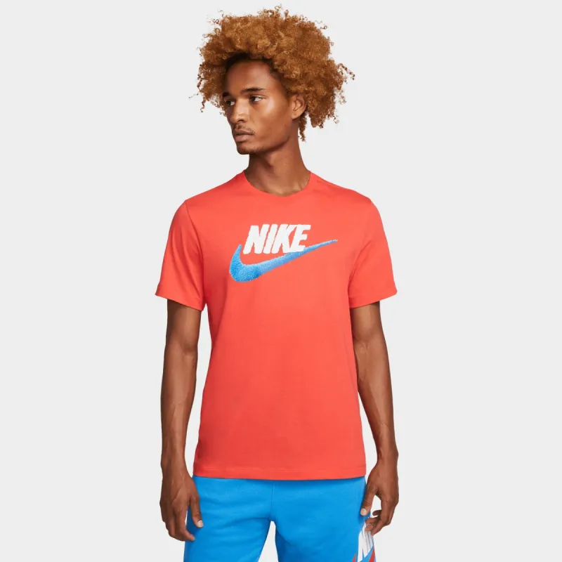 Nike Sportswear Brand Mark T-shirt Lt Crimson / White - Lt Photo Blue made by Nike