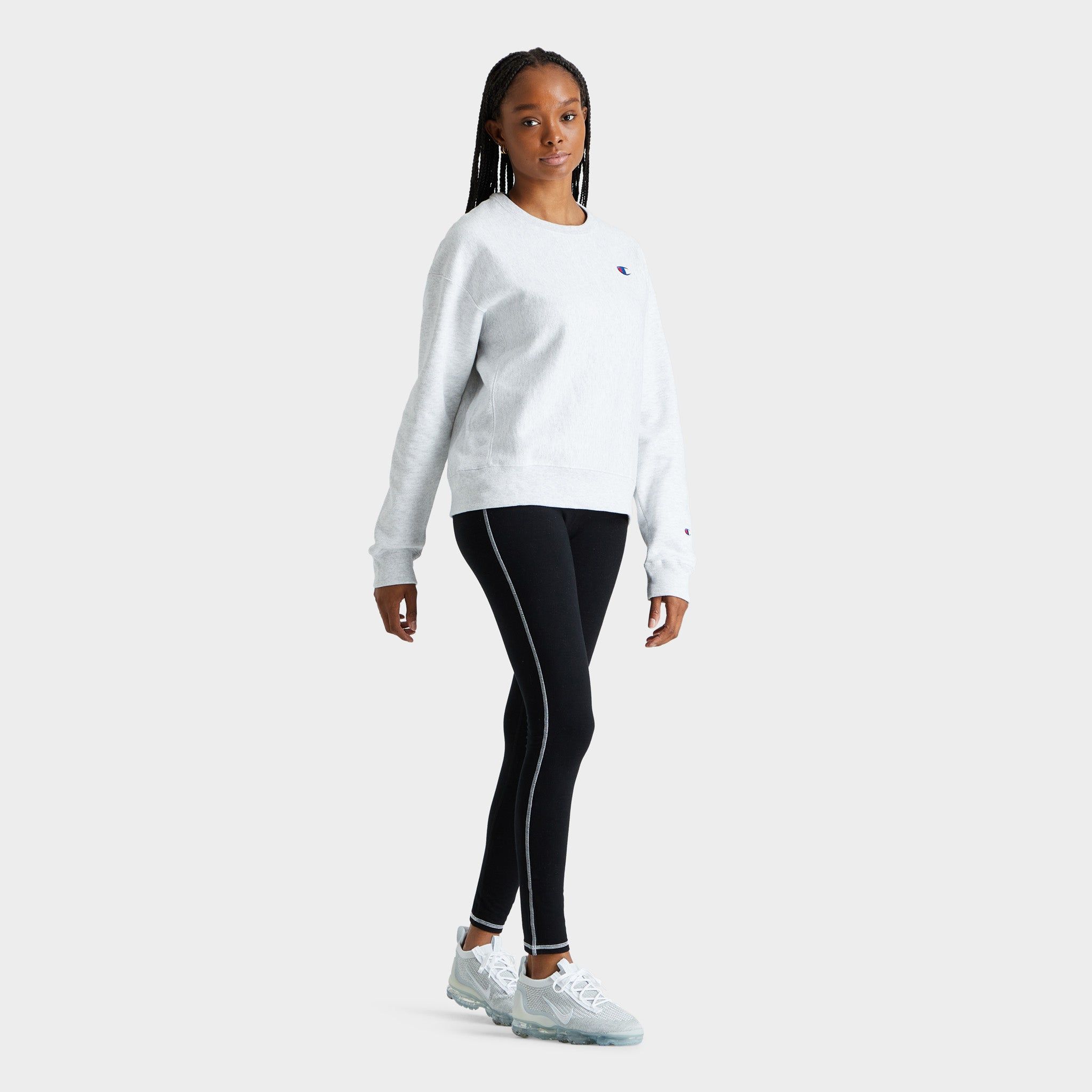 Champion Women's Reverse Weave Crewneck / GFS Silver Grey sold by JD Sports product image thumbnail 5
