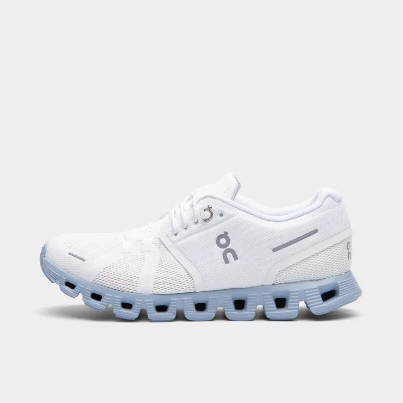 On Women's Cloud 5 White / Chambray sold by JD Sports