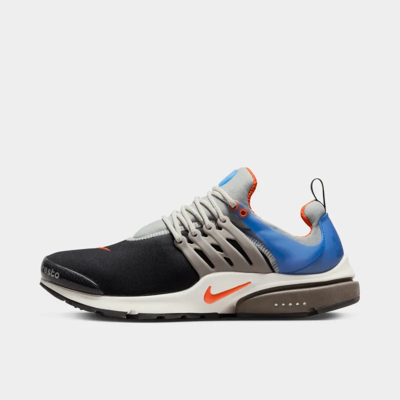 Nike Air Presto PRM Black / TM Orange - Dusty Sage - Racer Blue sold by JD Sports