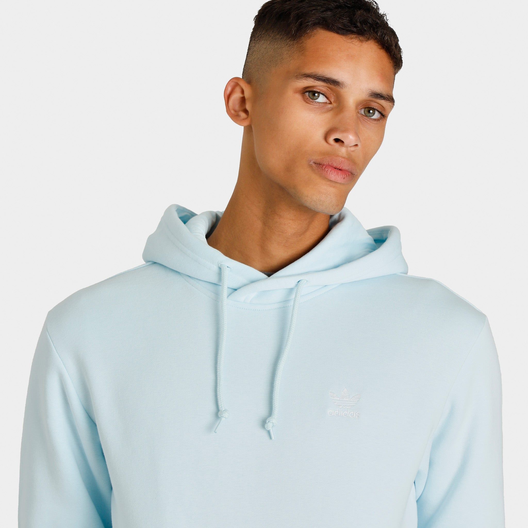 adidas Adicolor Essentials Trefoil Pullover Hoodie / Almost Blue sold by JD Sports product image thumbnail 3
