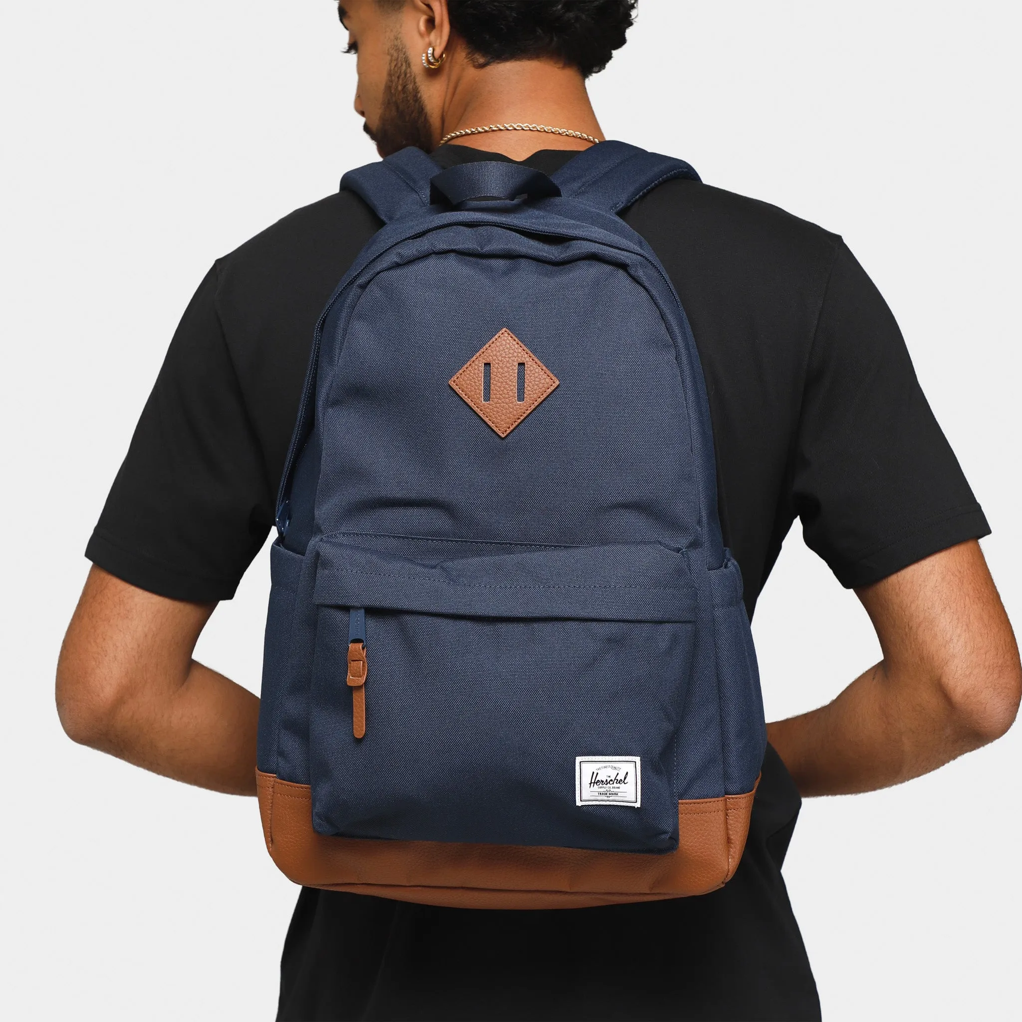 Herschel Heritage Backpack Navy / Tan sold by JD Sports