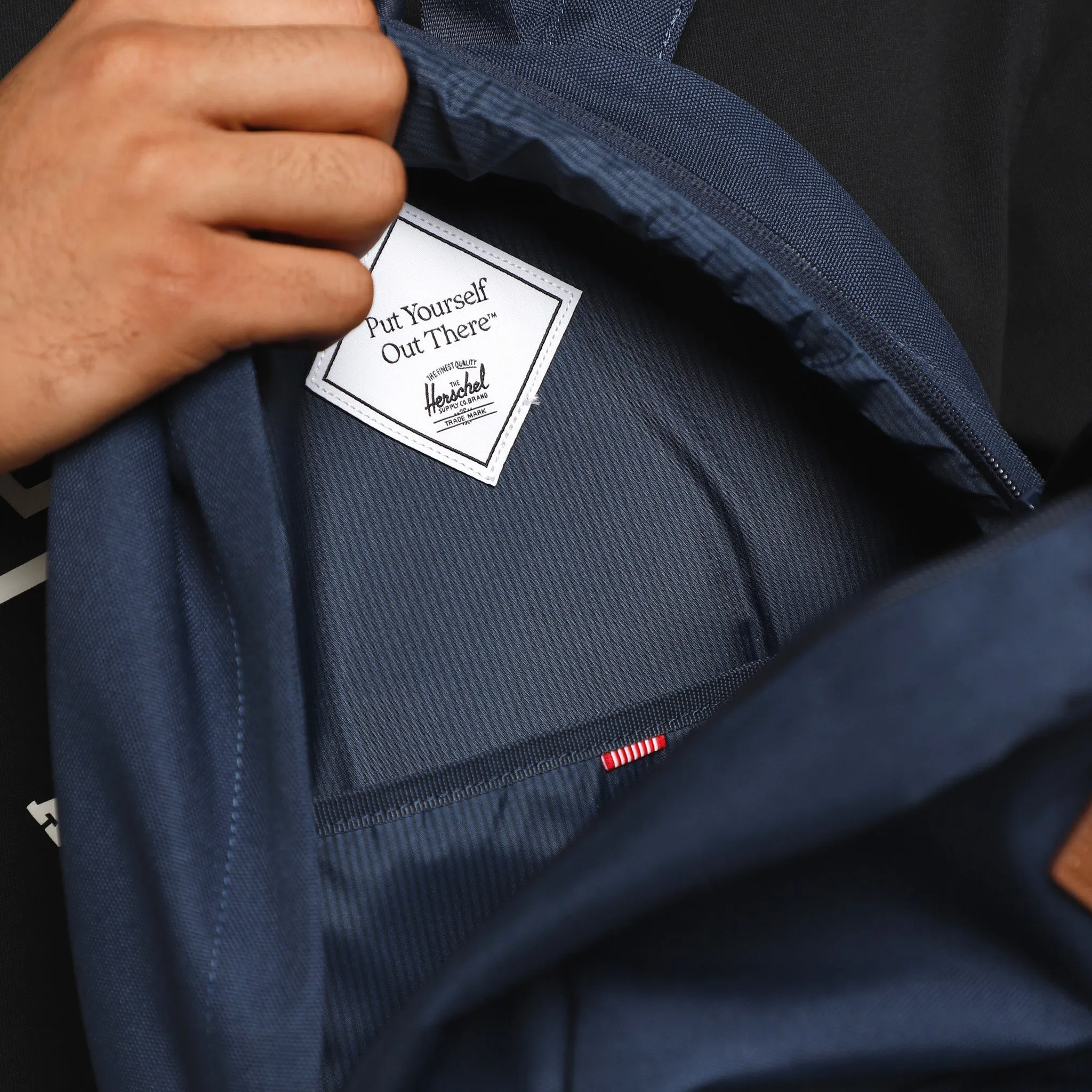 Herschel Heritage Backpack Navy / Tan sold by JD Sports product image thumbnail 5