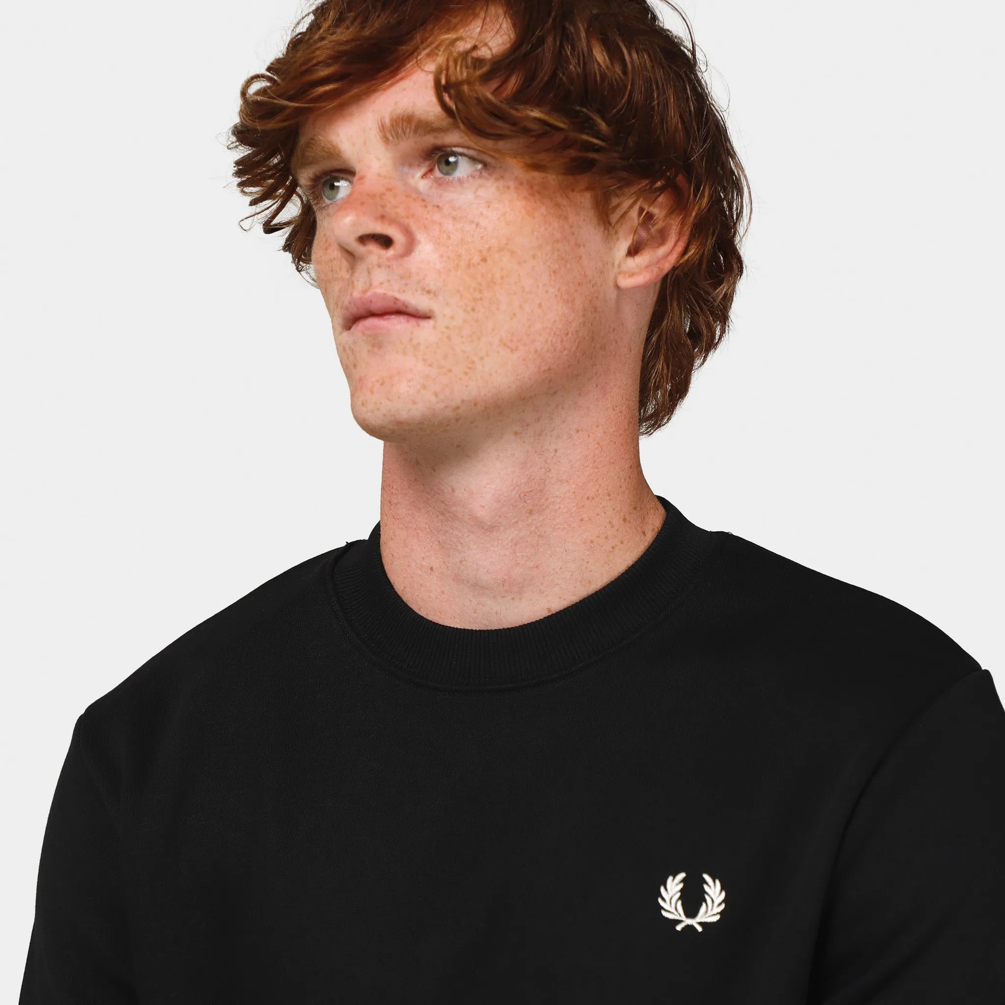 Fred Perry Crewneck / Black sold by JD Sports product image thumbnail 3