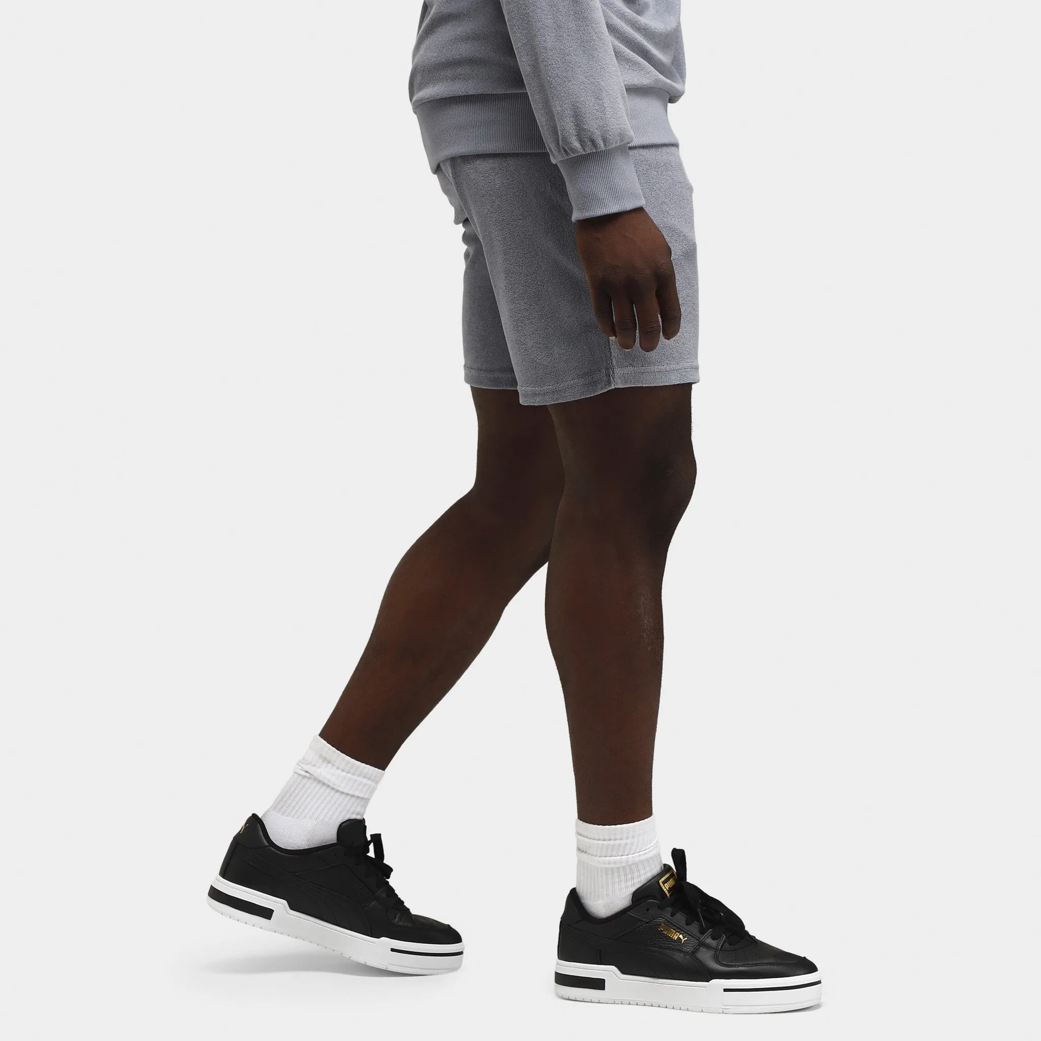 Puma Classics Towelling Shorts / Grey Tile sold by JD Sports product image thumbnail 3