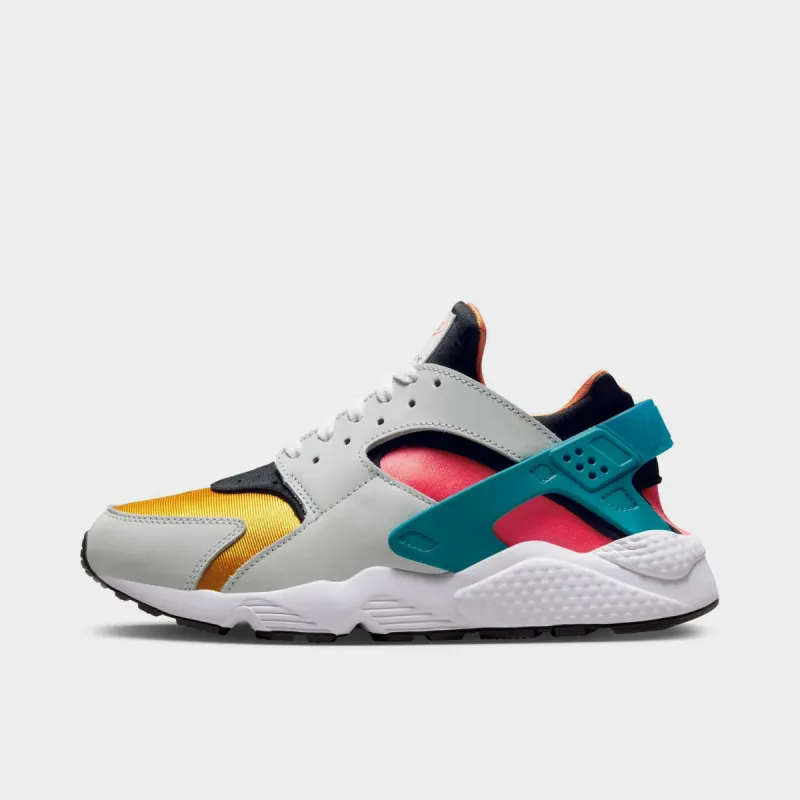Nike Air Huarache Pure Platinum / Bright Crimson sold by JD Sports