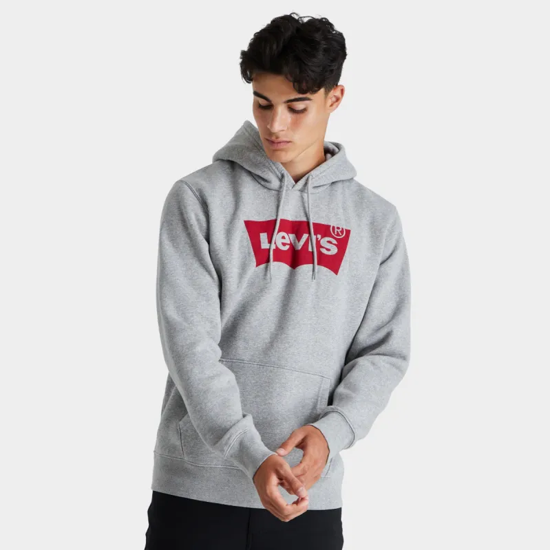 Levi's Type 3 Graphic Pullover Hoodie / Heather Gray sold by JD Sports
