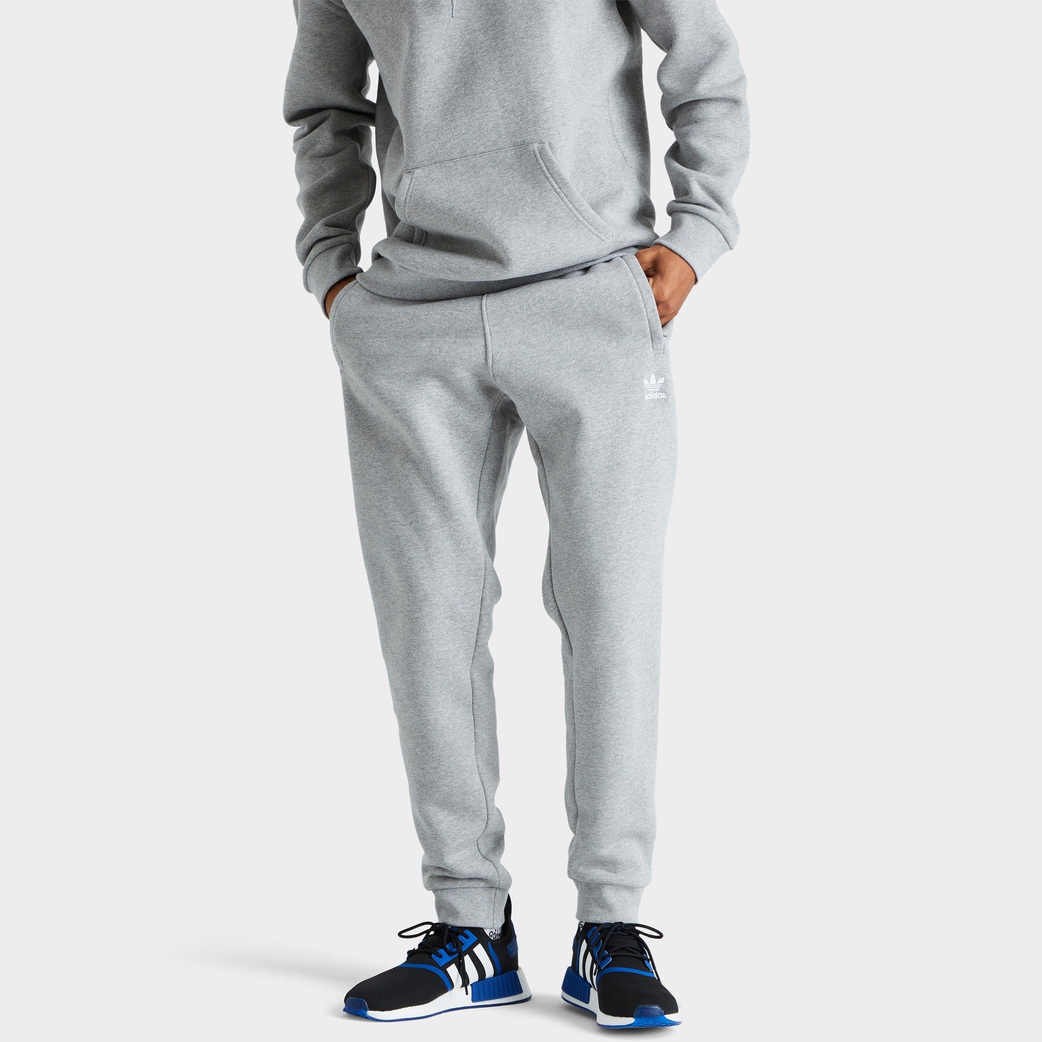 adidas Originals Adicolor Essentials Trefoil Pants / Medium Grey Heather sold by JD Sports