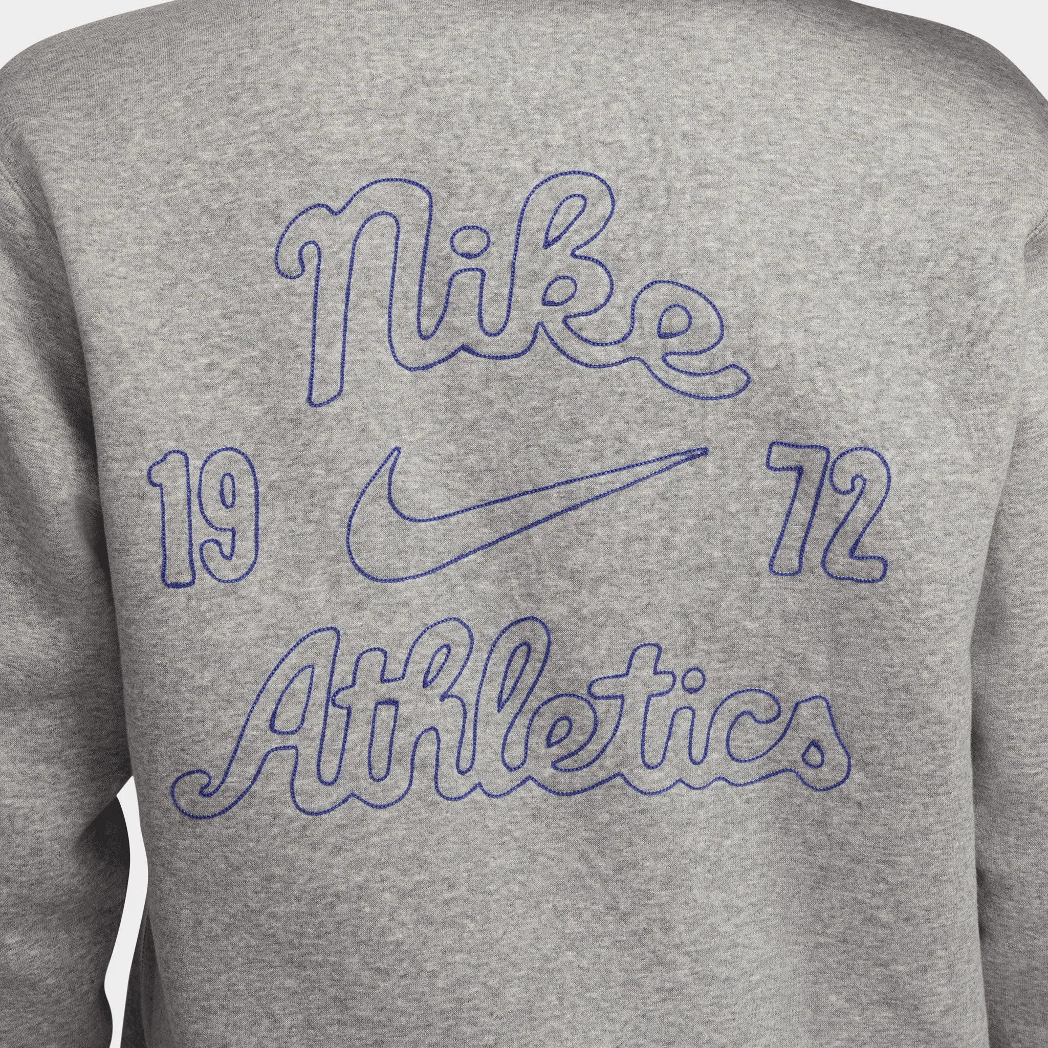 Nike Club Fleece Full-Zip Varsity Hoodie / Dark Grey Heather sold by JD Sports product image thumbnail 5