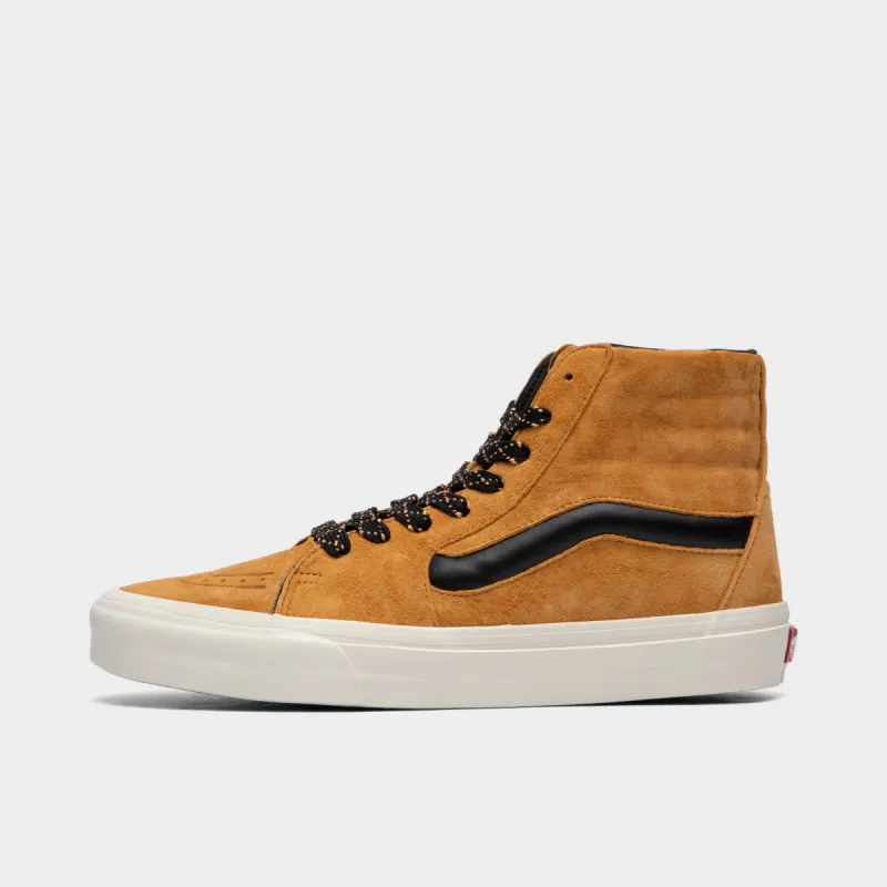 Vans Sk8-Hi XL Nubuck Honey Gold / Black sold by JD Sports