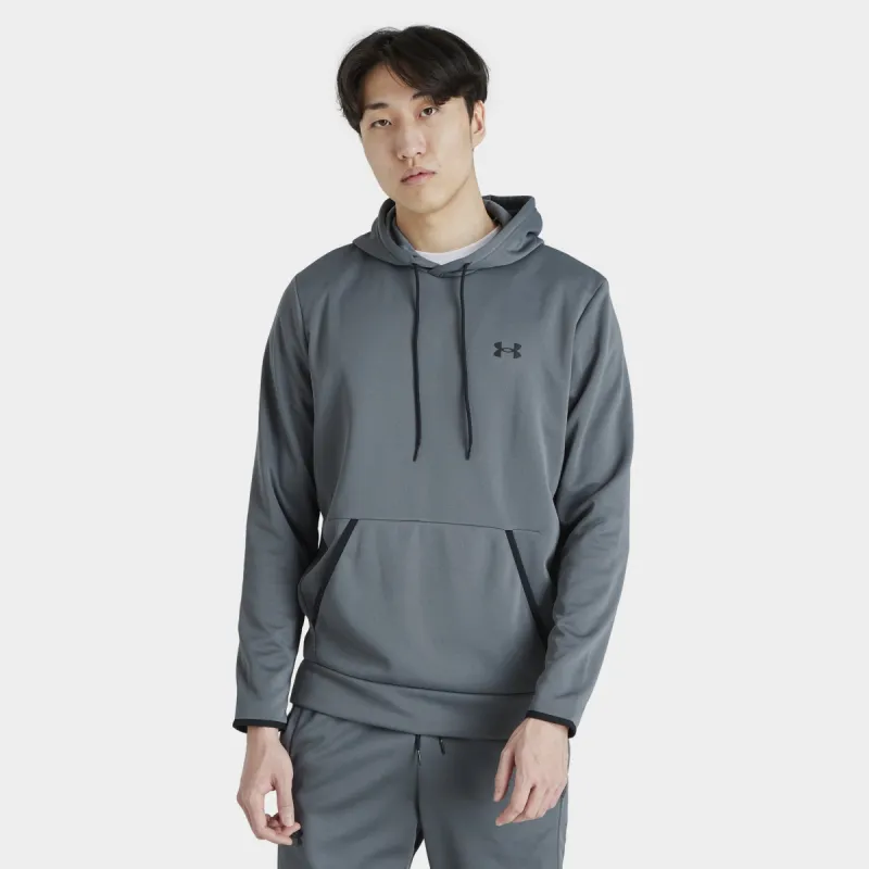 Under Armour Armour Fleece Pullover Hoodie Pitch Grey / Black sold by JD Sports