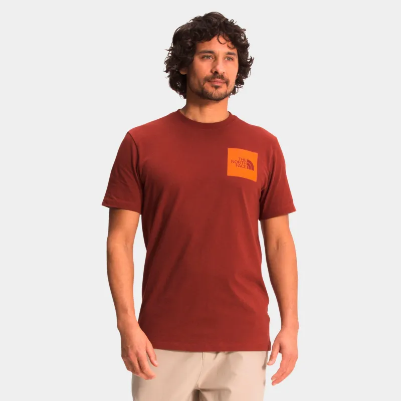 The North Face Fine T-shirt Brick House Red / Road Orange sold by JD Sports