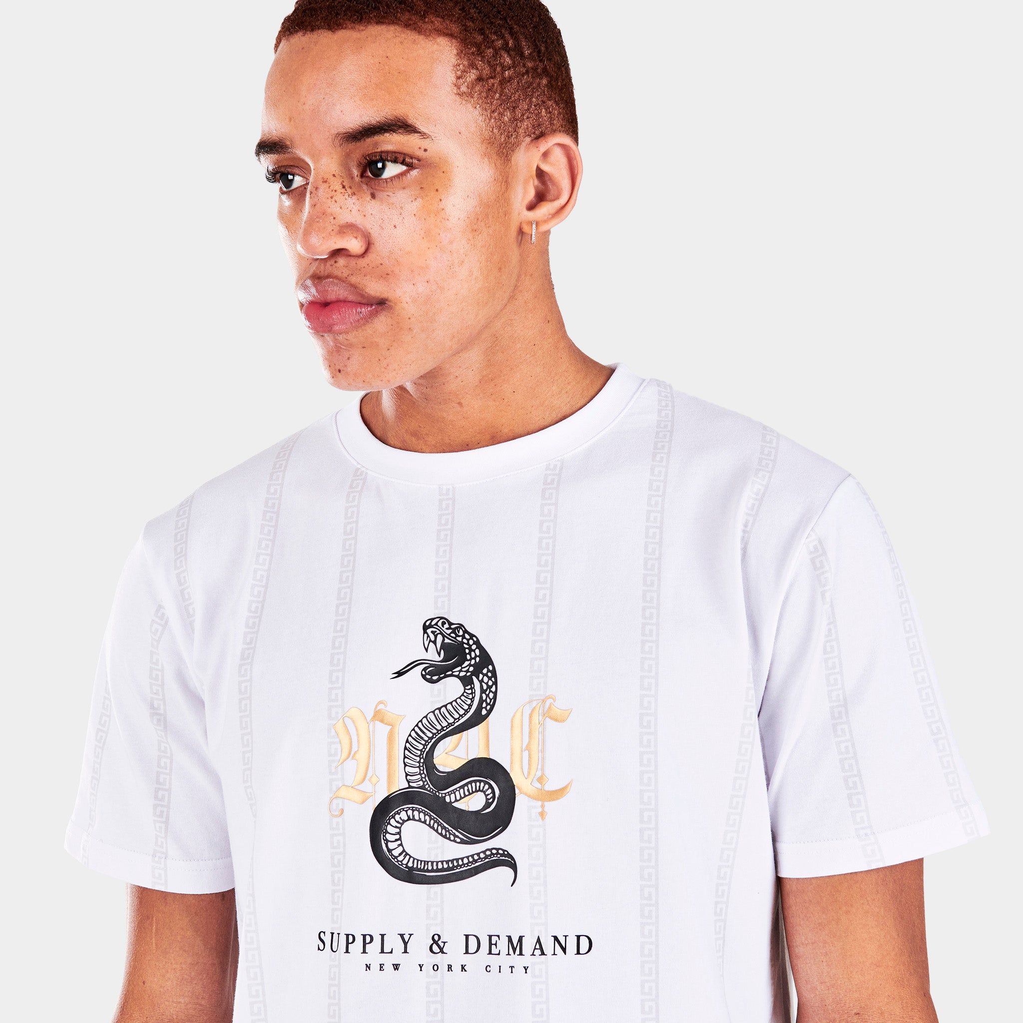 Supply & Demand Slither Graphic Print T-shirt / White sold by JD Sports product image thumbnail 2