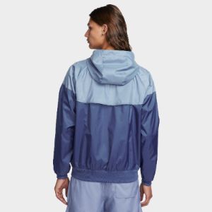 Nike Sportswear Windrunner Hooded Jacket Diffused Blue / Ashen Slate - Wheat Gold sold by JD Sports