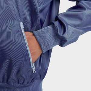 Nike Sportswear Windrunner Hooded Jacket Diffused Blue / Ashen Slate - Wheat Gold sold by JD Sports