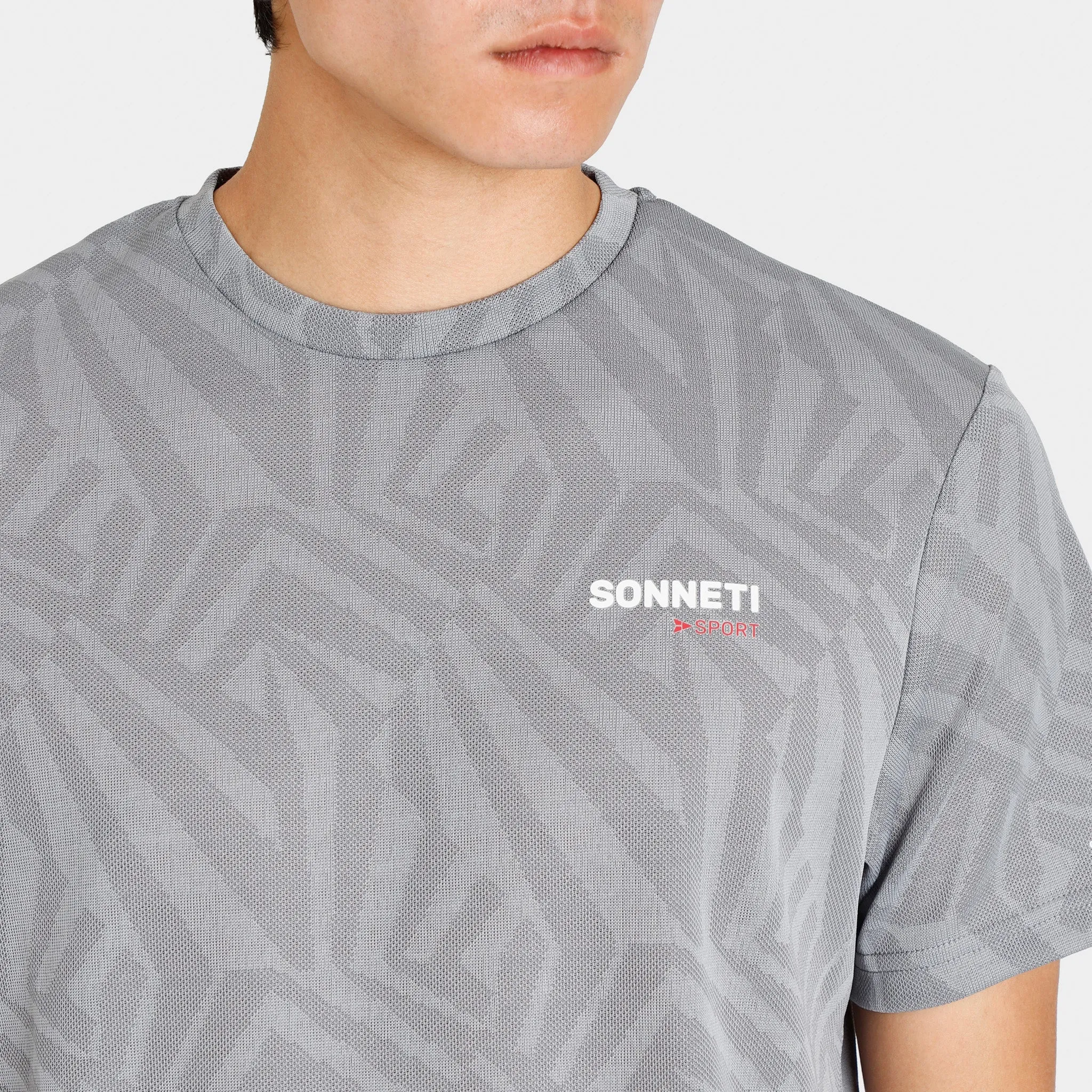 Sonneti Sport Riley Performance T-shirt / Grey sold by JD Sports product image thumbnail 4