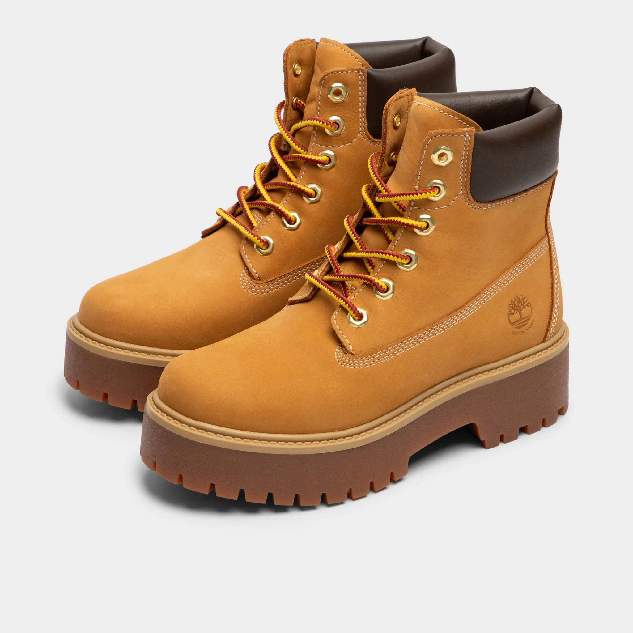 Timberland Women's Premium 6-Inch Waterproof Platform Boot / Wheat Nubuck sold by JD Sports product image thumbnail 2