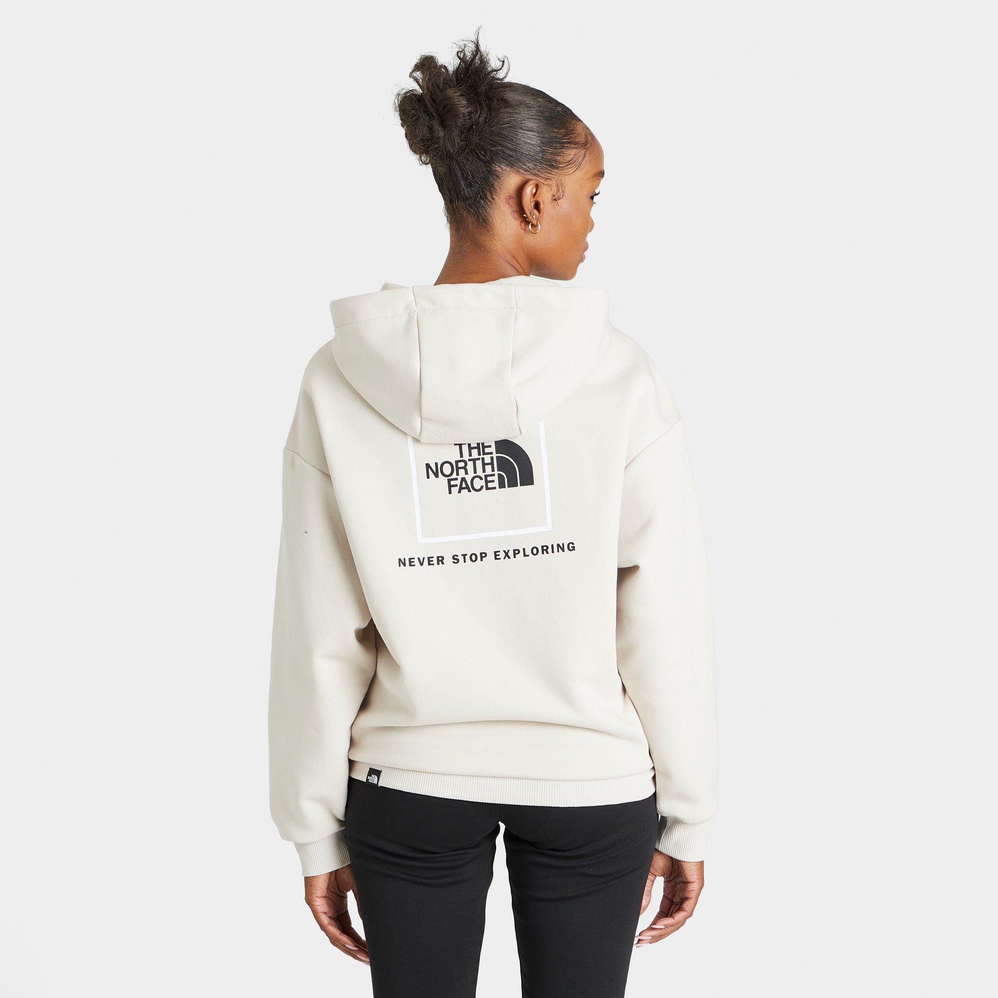 The North Face Women's Back New Fine Box Relaxed Pullover Hoodie / Moonlight Ivory sold by JD Sports product image thumbnail 2