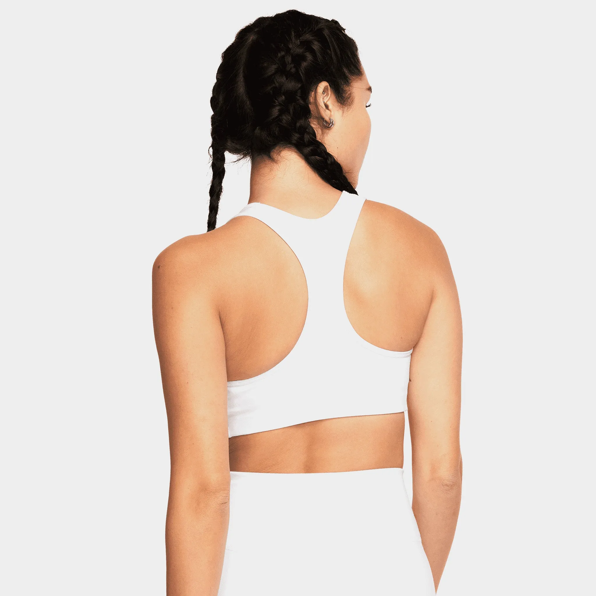 Nike Women's Dri-FIT Swish 1-Piece Pad Sports Bra White / Black sold by JD Sports product image thumbnail 2