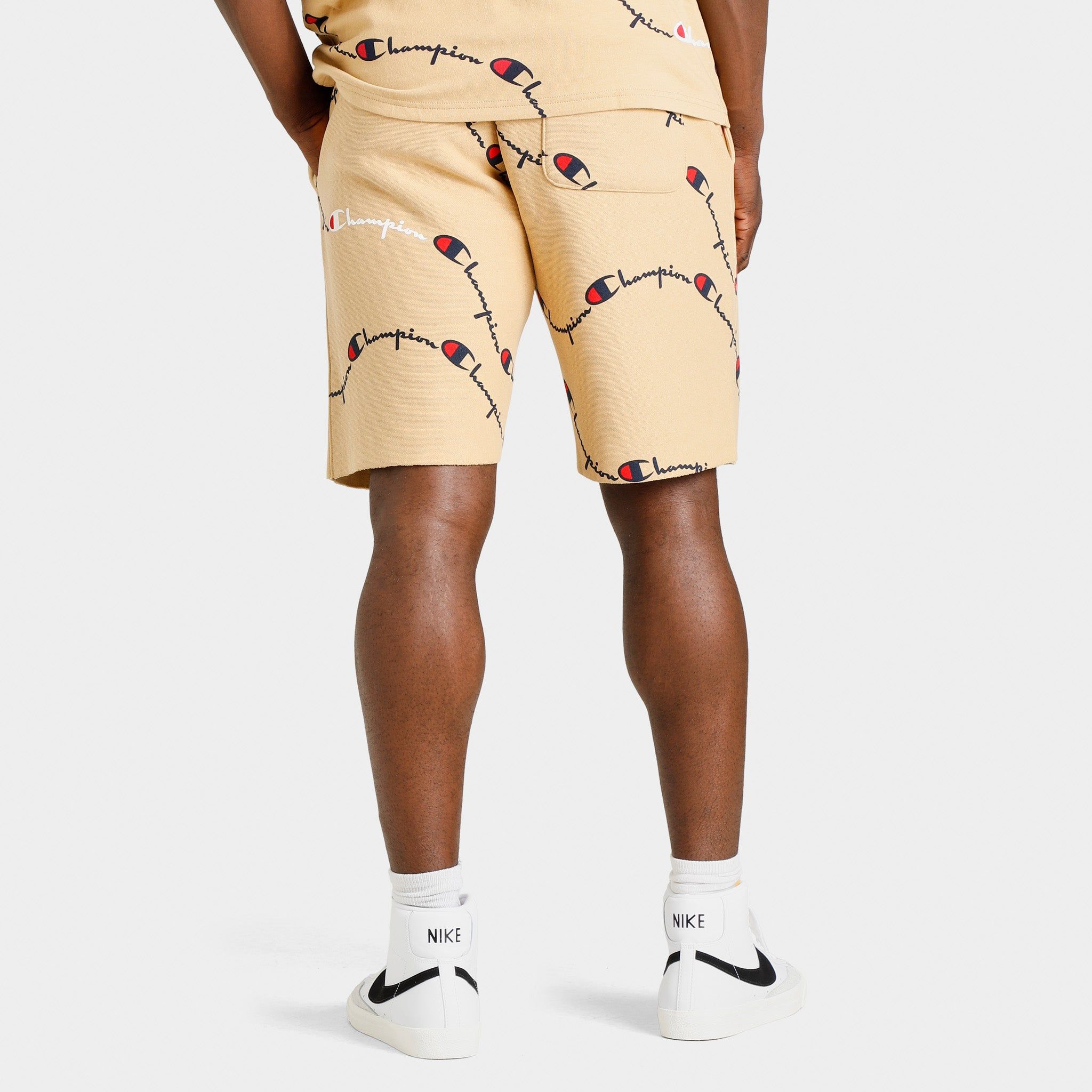 Champion Reverse Weave Cut Off Shorts / Script Big Wave Sandrock sold by JD Sports product image thumbnail 5