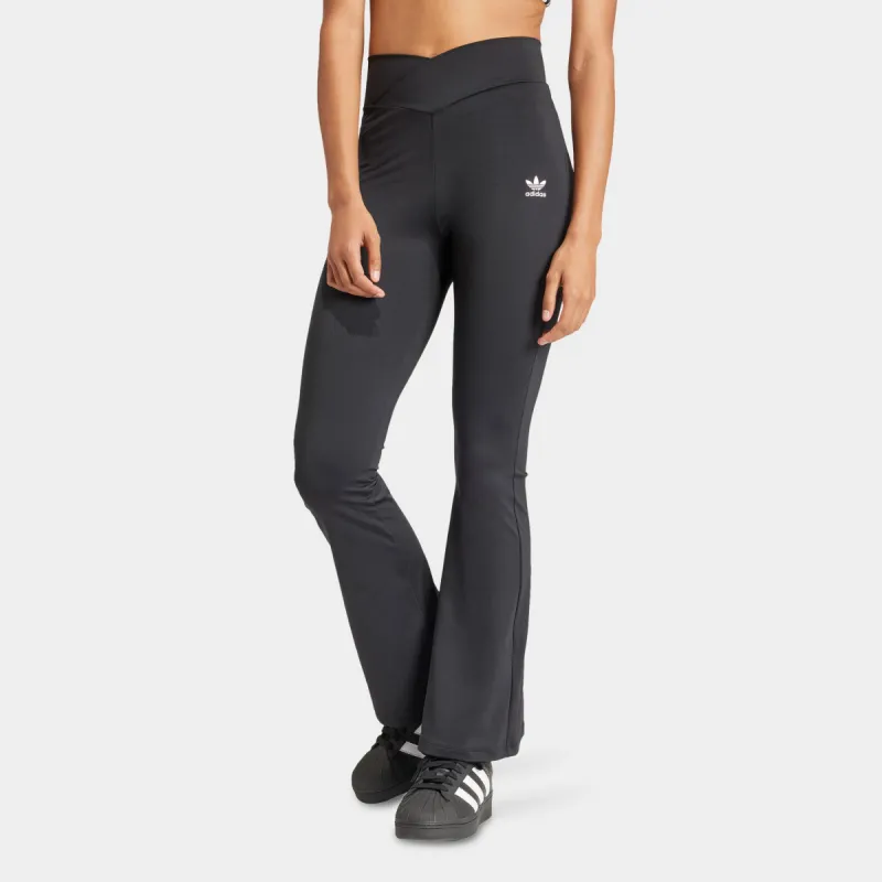 adidas Originals Women's Cross High Waisted Flare Pants / Black sold by JD Sports
