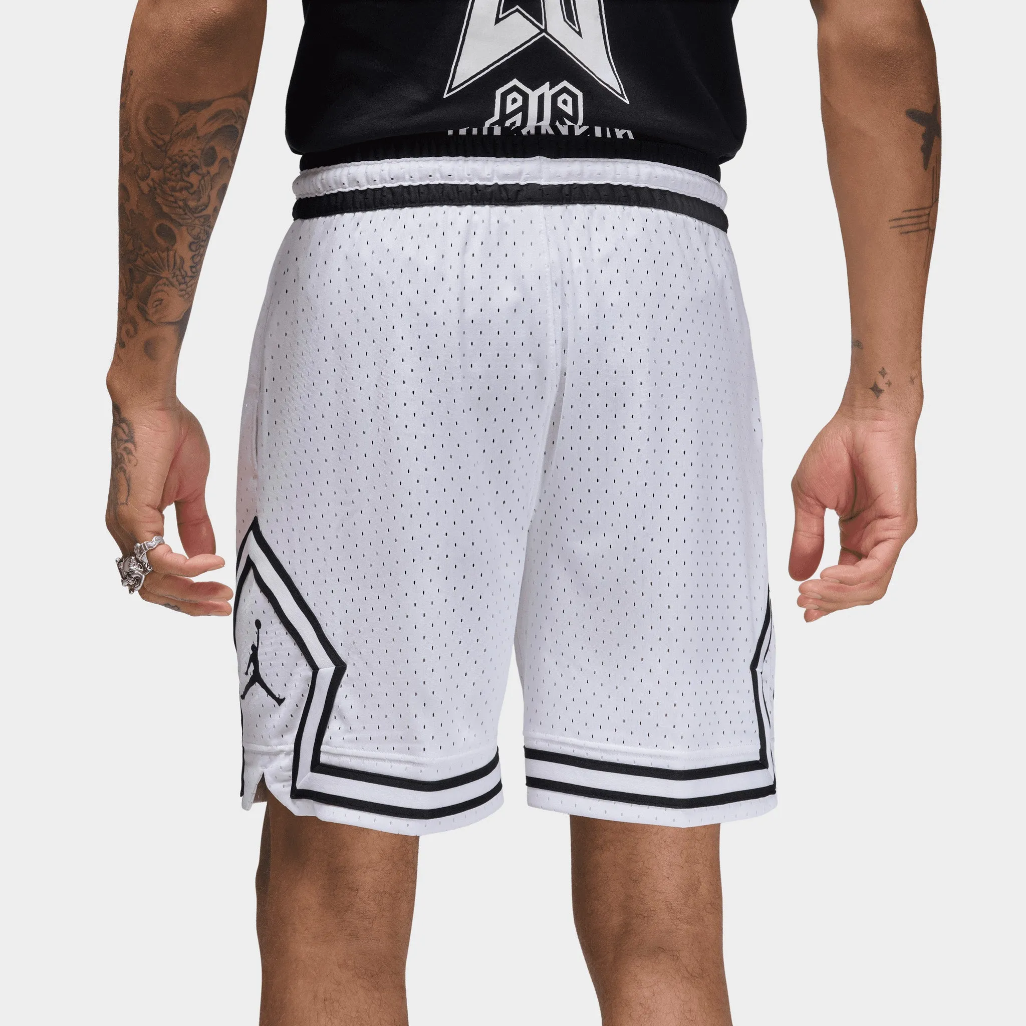 Jordan Dri-FIT 'Flight' Sport Diamond Shorts White / Black sold by JD Sports product image thumbnail 3