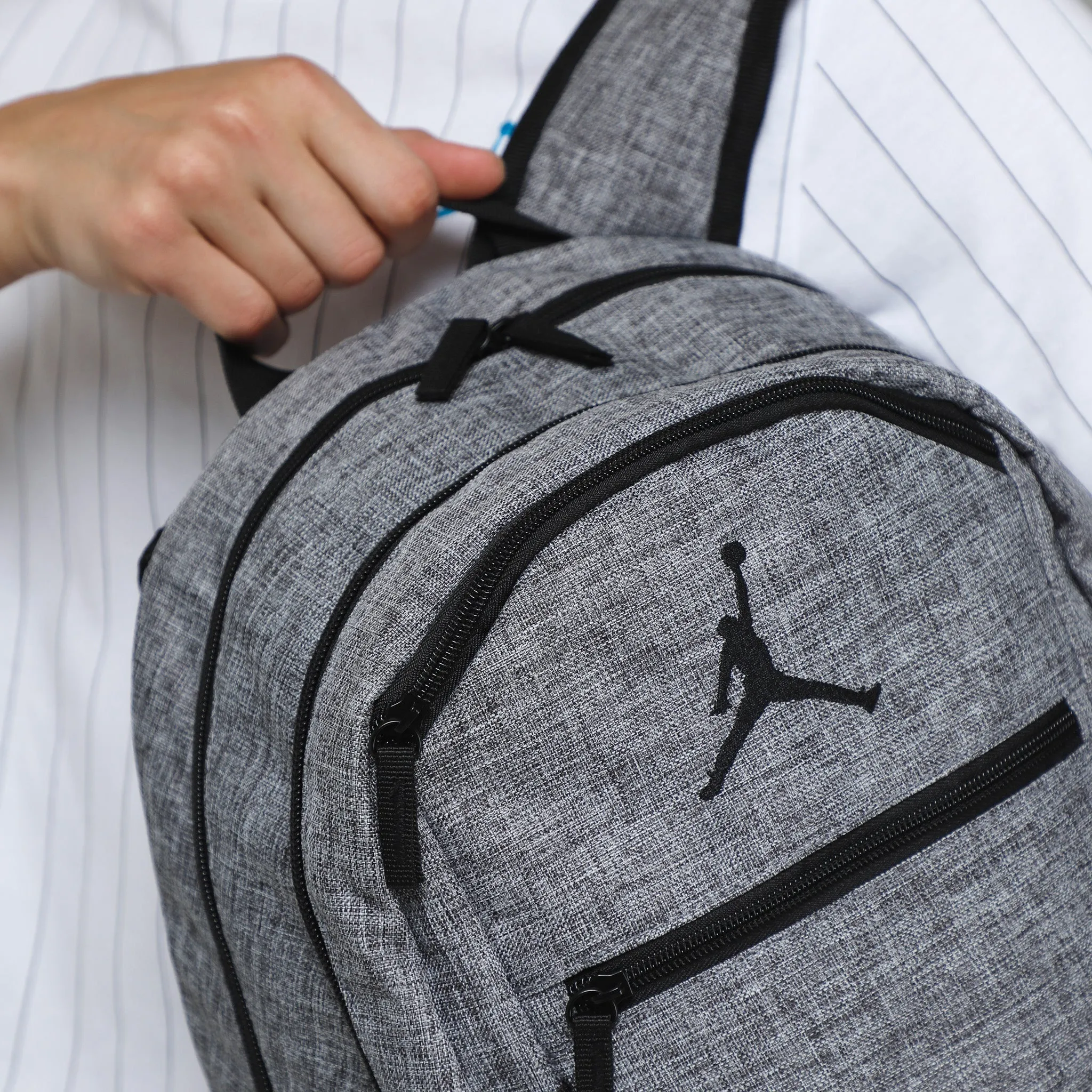 Jordan Level Backpack / Carbon Heather sold by JD Sports product image thumbnail 5