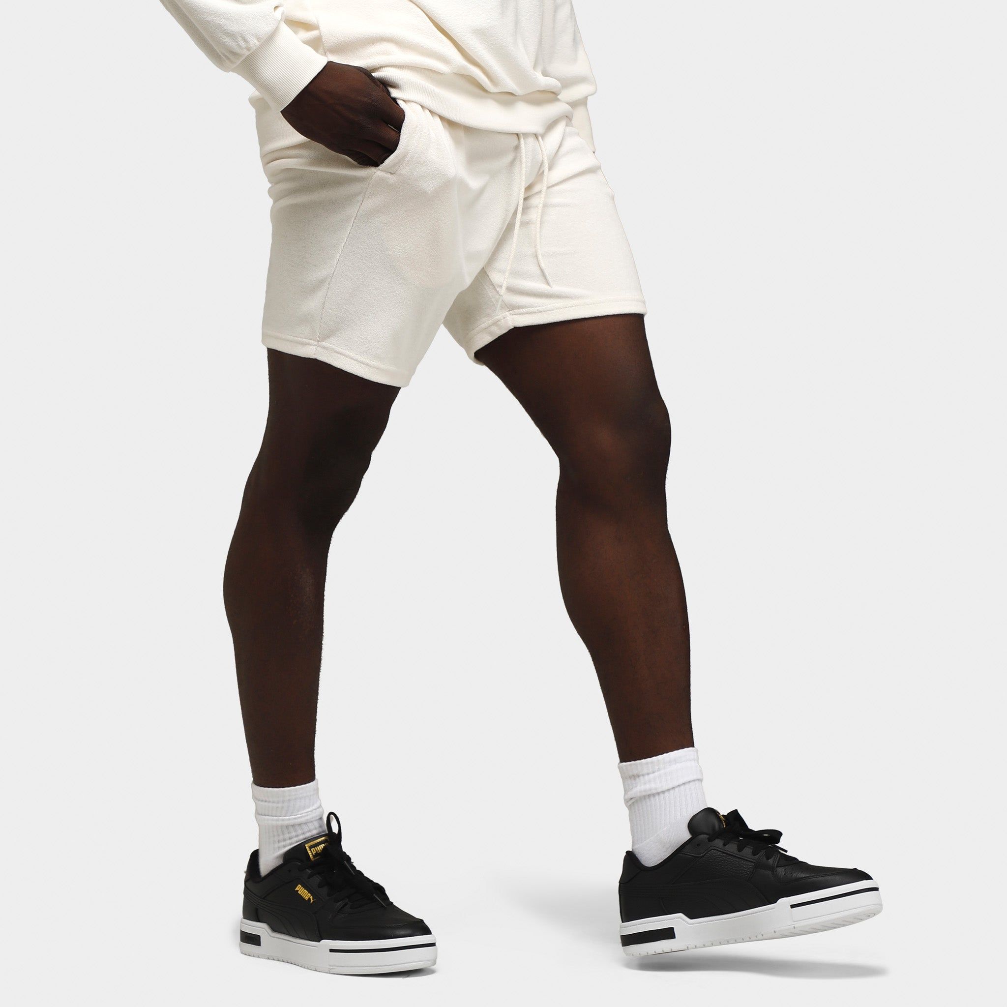 Puma Classics Towelling Shorts / Pristine sold by JD Sports product image thumbnail 3