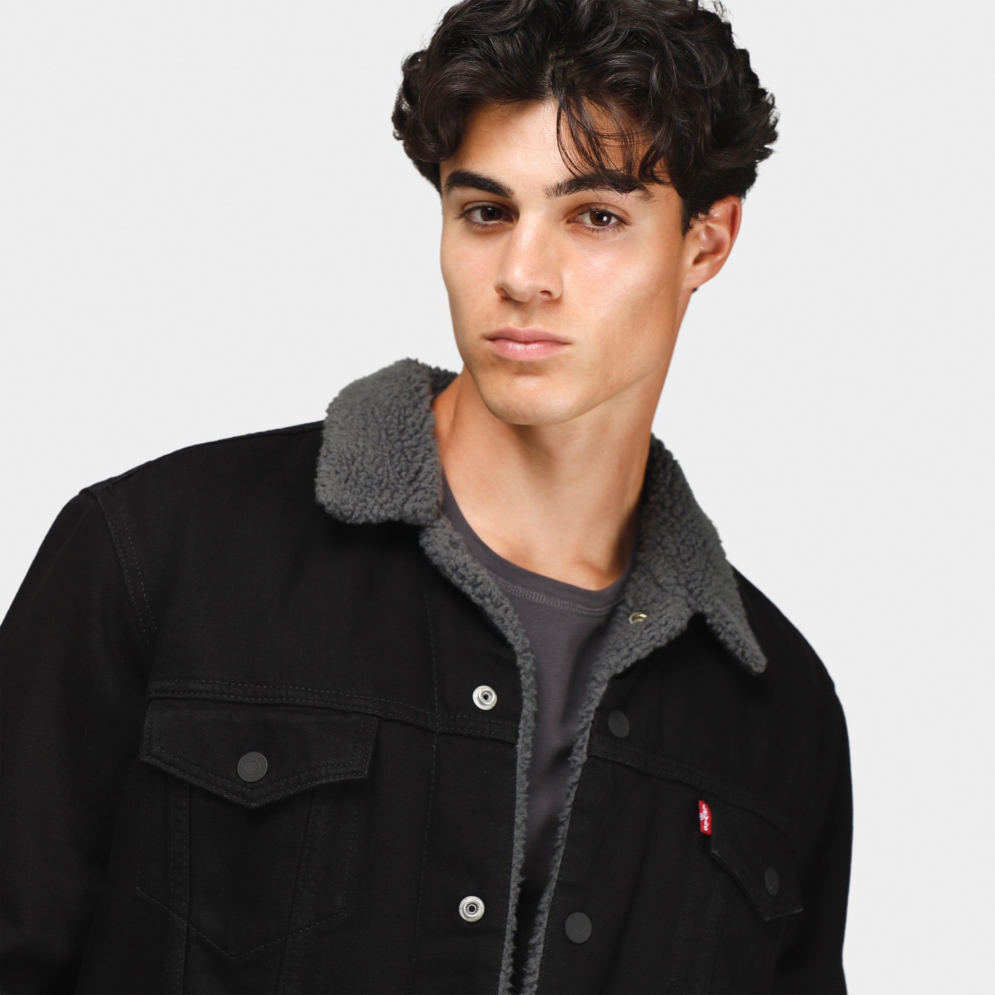 Levi's Type 3 Sherpa Trucker Jacket / Duvall sold by JD Sports product image thumbnail 3