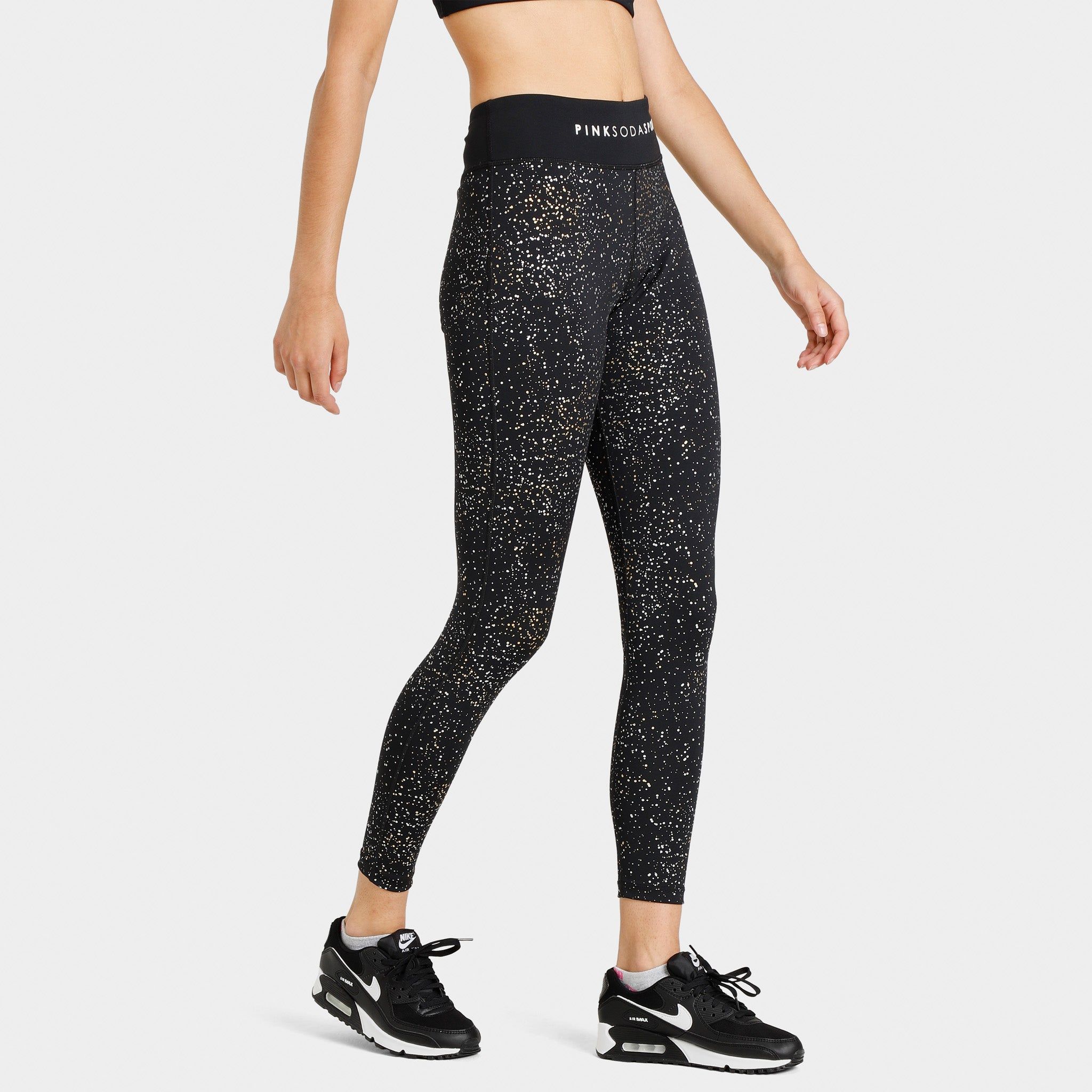 Pink Soda Sport Women's Sparkle Sculpt Tights / Black sold by JD Sports product image thumbnail 3