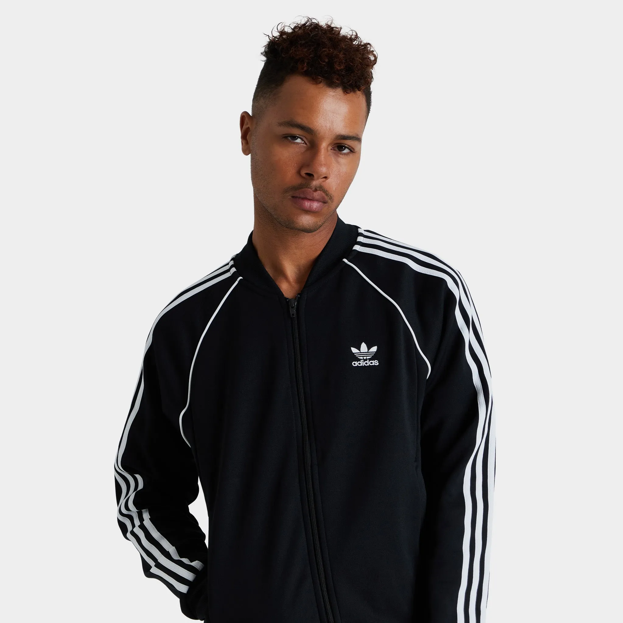 adidas Originals Adicolor Classics Primeblue SST Track Jacket Black / White sold by JD Sports