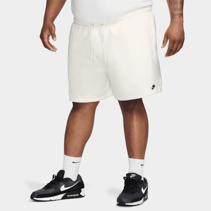 Nike Club Fleece Flow French Terry Flow Shorts Sail / Black sold by JD Sports