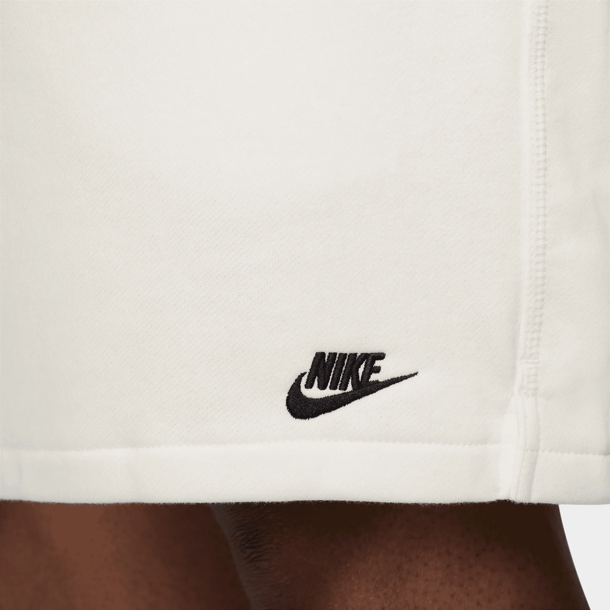 Nike Club Fleece Flow French Terry Flow Shorts Sail / Black sold by JD Sports product image thumbnail 5