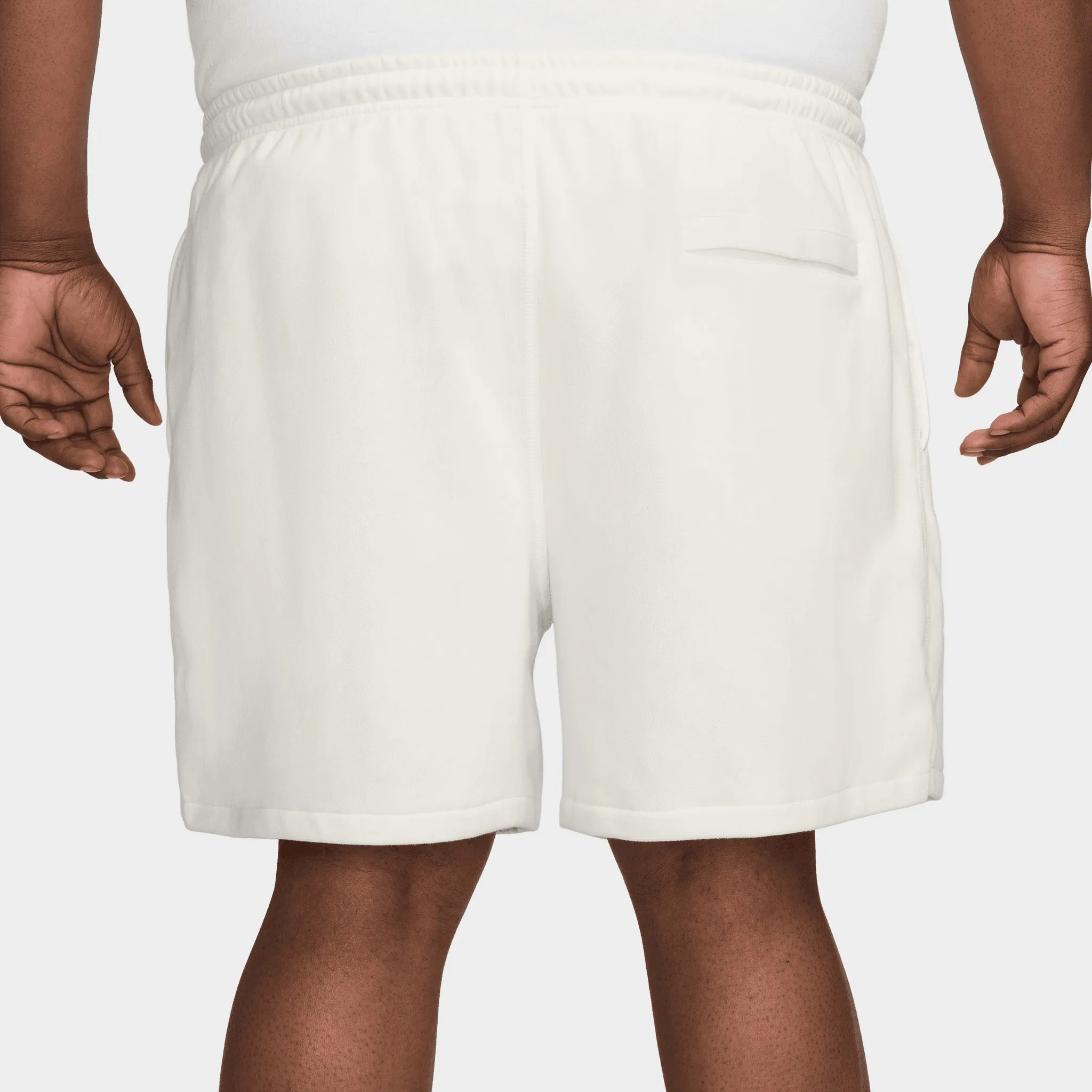 Nike Club Fleece Flow French Terry Flow Shorts Sail / Black sold by JD Sports product image thumbnail 3