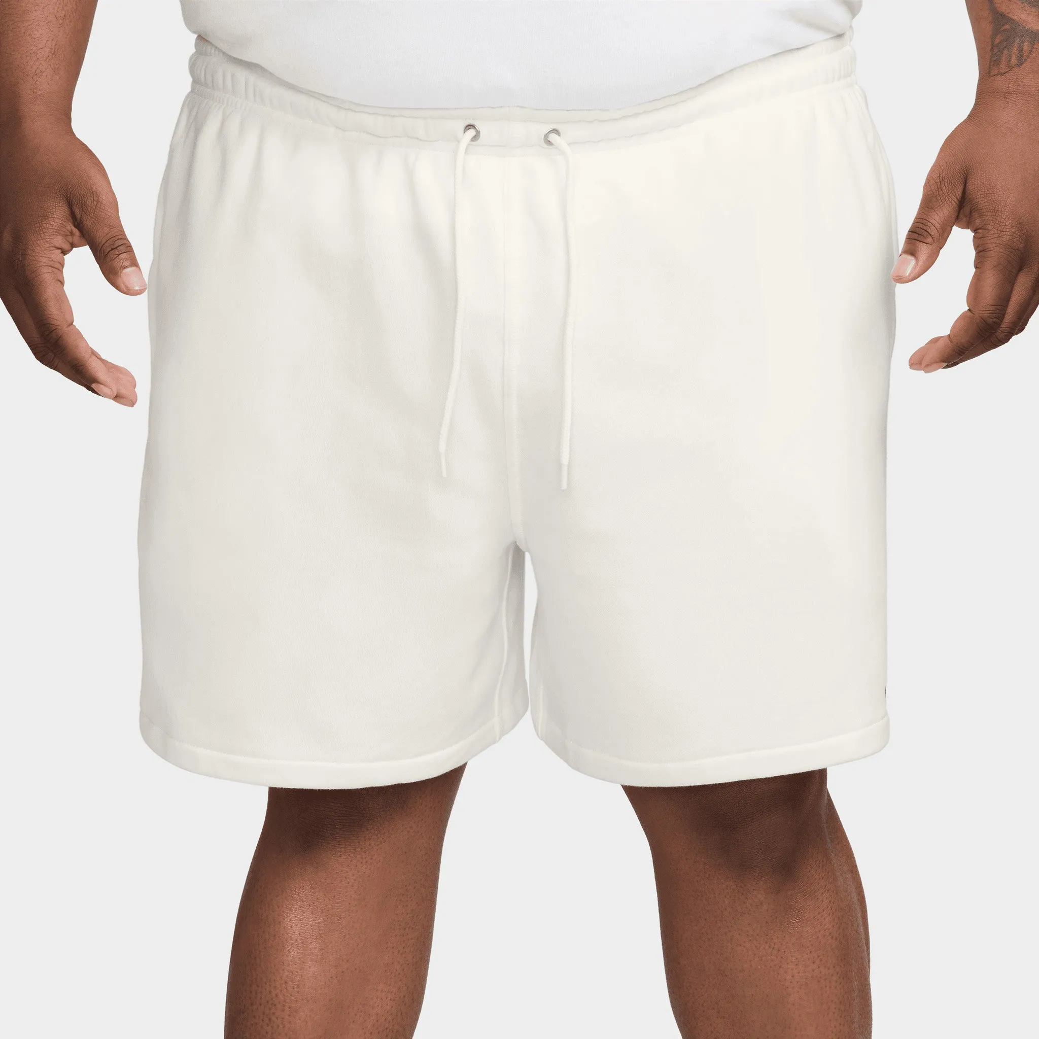 Nike Club Fleece Flow French Terry Flow Shorts Sail / Black sold by JD Sports product image thumbnail 2