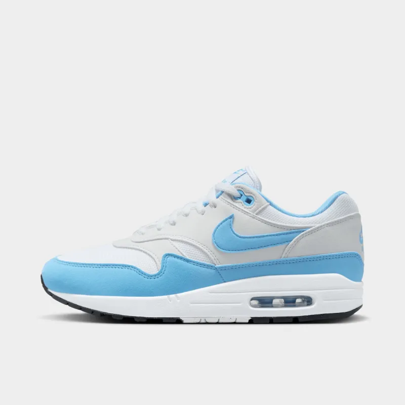 Nike Air Max 1 White / University Blue sold by JD Sports