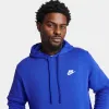 Nike Sportswear Club Fleece Pullover Hoodie Game Royal / White sold by JD Sports